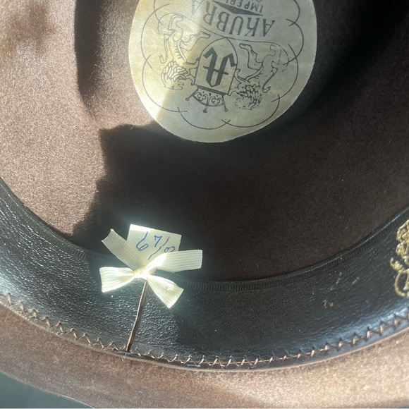 Akubra Snowy River Chocolate Brown Hat, Australian, Outback, Western, sz 6 7/8” - Picture 6 of 11